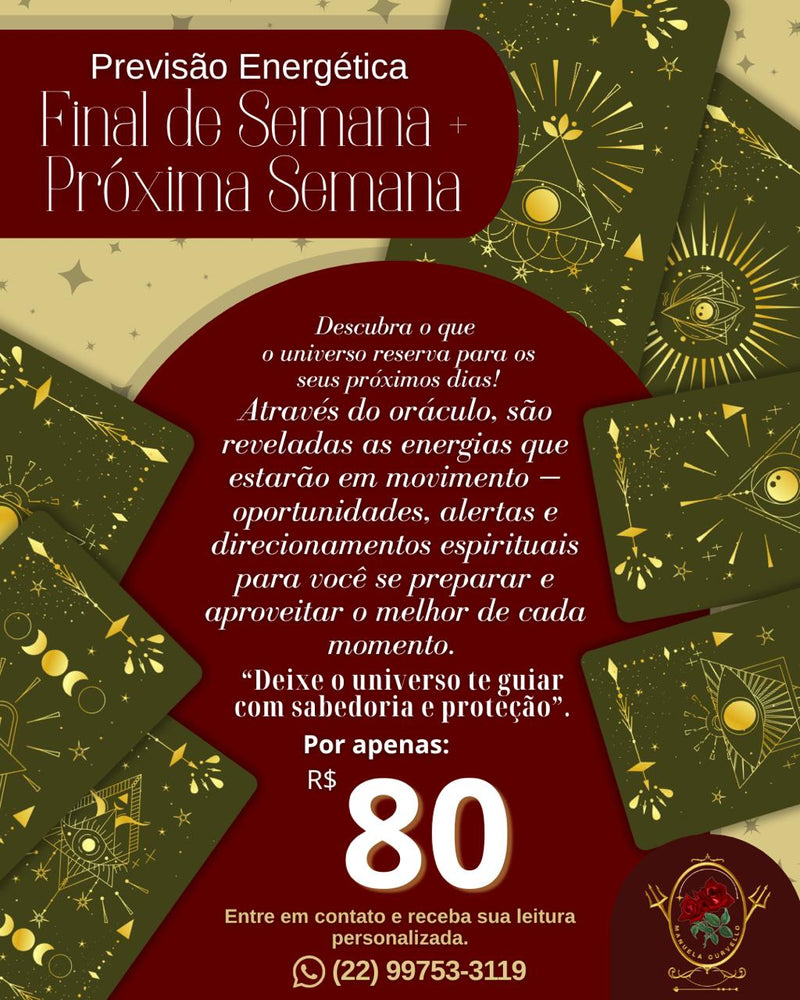 Previsão Energética – Final de Semana + Próxima Semana